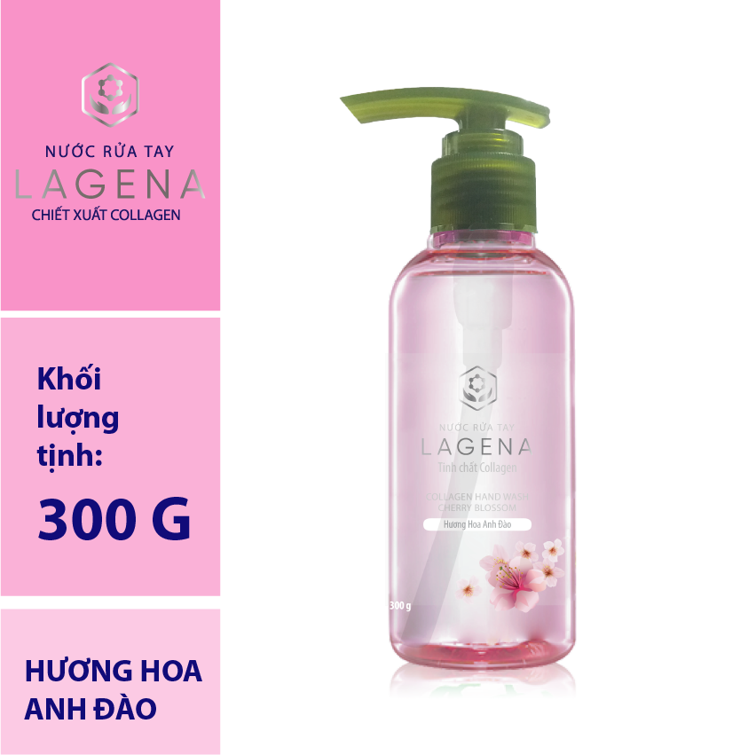 Gel Rửa Tay LAGENA chiết xuất Collagen Hương Hoa Anh Đào | EZ